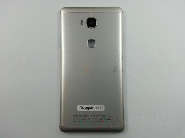 Задняя крышка для Huawei GR5 / Honor 5X (серебро), ориг