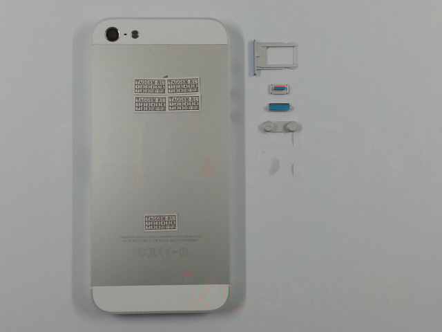 Задняя крышка для iPhone 5 (белый) AAA
