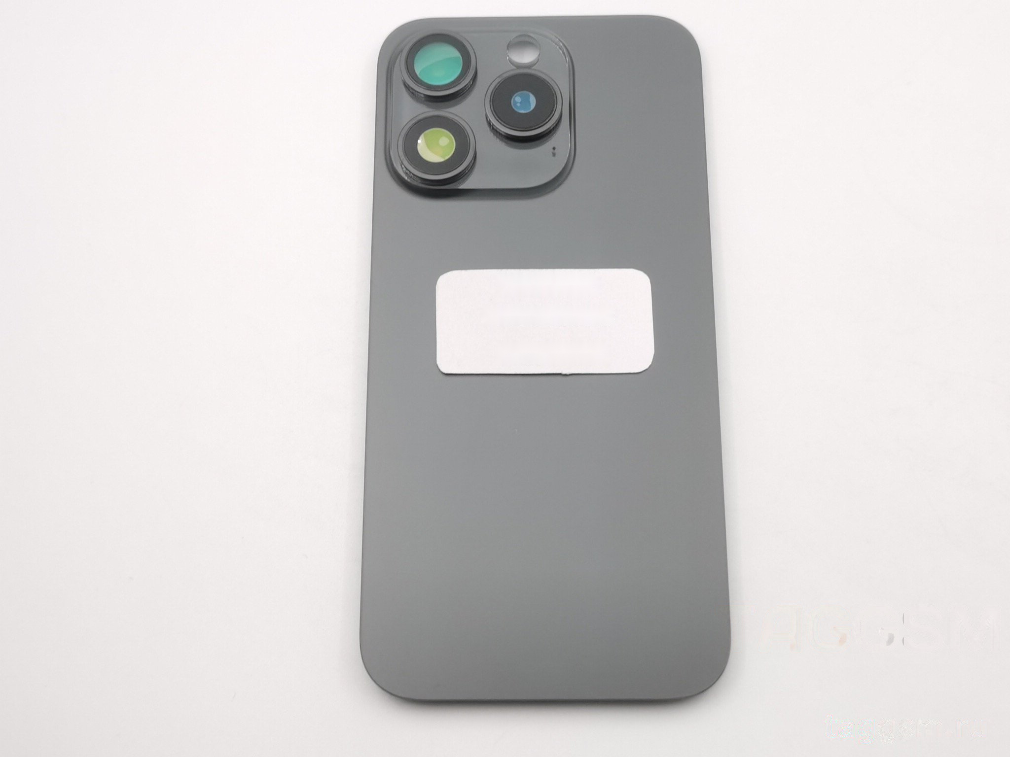 Задняя крышка для iPhone 15 Pro (черный) в сборе, ориг