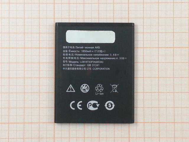 АКБ для ZTE Blade GF3 (Li3818T43P3h665344) (в коробке), TN+