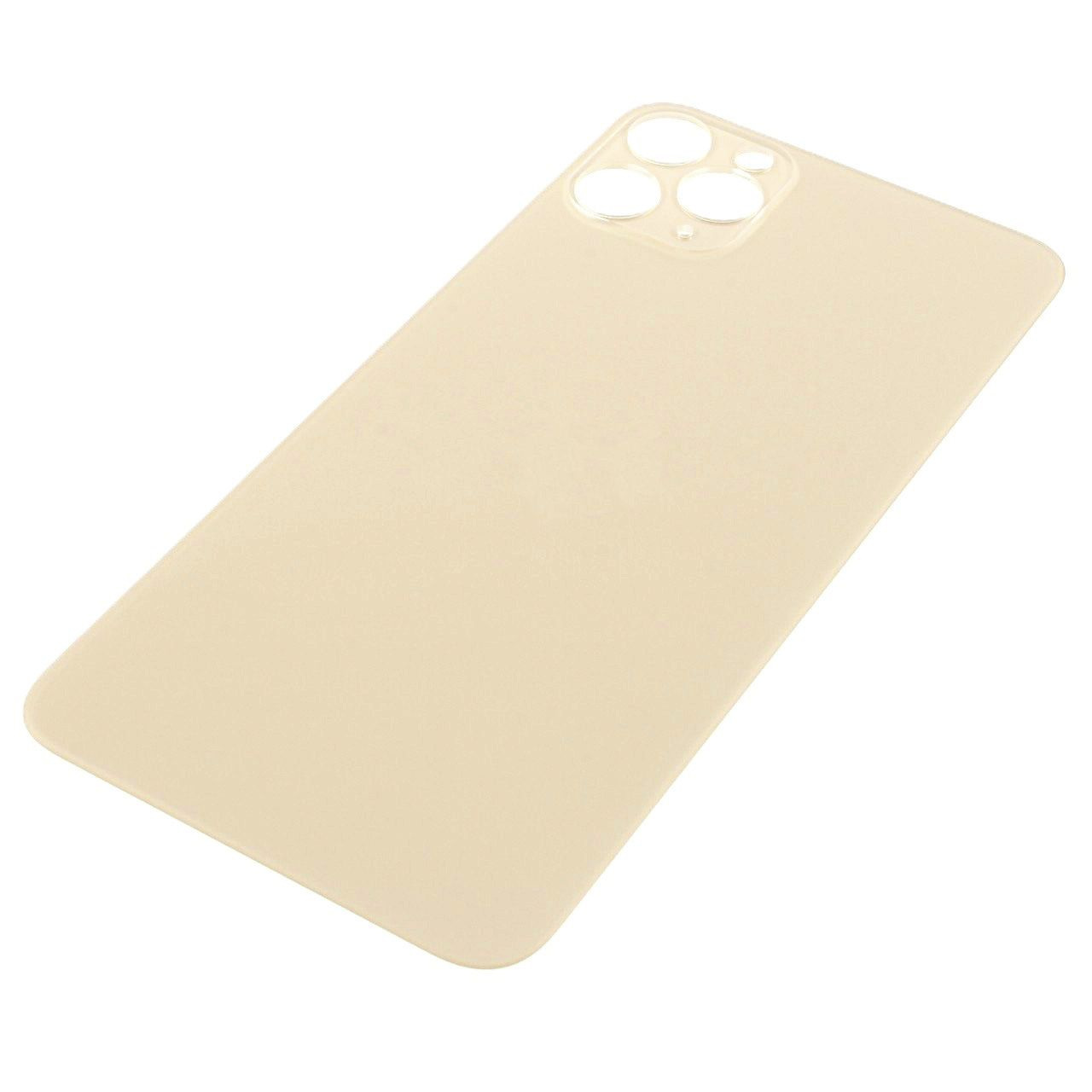 Задняя крышка для iPhone 11 Pro Max (золото) с широкими отверстиями, ориг