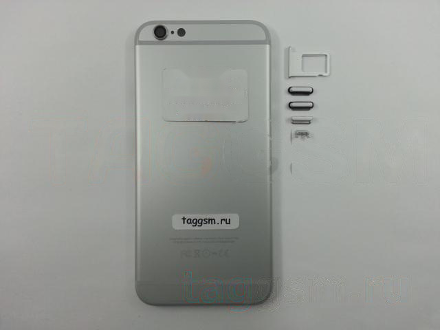 Задняя крышка для iPhone 6 (серебро), ориг