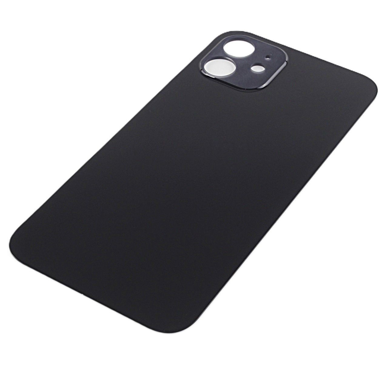 Задняя крышка для iPhone 12 (черный) с широкими отверстиями, ориг